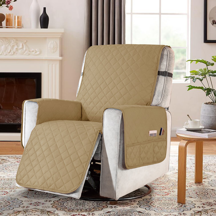 Latitude Run® Reversible Box Cushion Recliner Slipcover & Reviews Wayfair